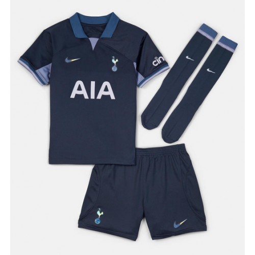 Maillot de foot Tottenham Hotspur Pedro Porro #23 Extérieur enfant 2023-24 Manches Courte (+ pantalon court)